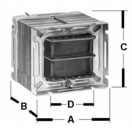 TRASFORMATORE ALIMENTAZIONE PRIM.220V- 12V+12V 50W