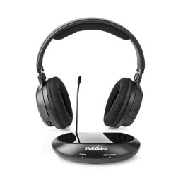 CUFFIE CON MICROFONO STEREO PER PC/NOTEBOOK 2x Jack 3.5mm CON ADATTATORE  PER TABLET/SMARTPHONE